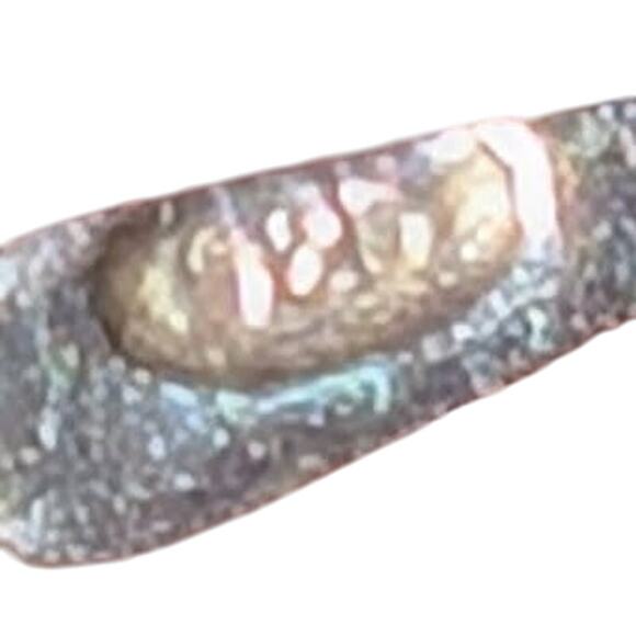 Vintage Y2K Millenium 2000 IBB 925 Sterling Silver Gemstone Pendant Italy Chain - Picture 5 of 6